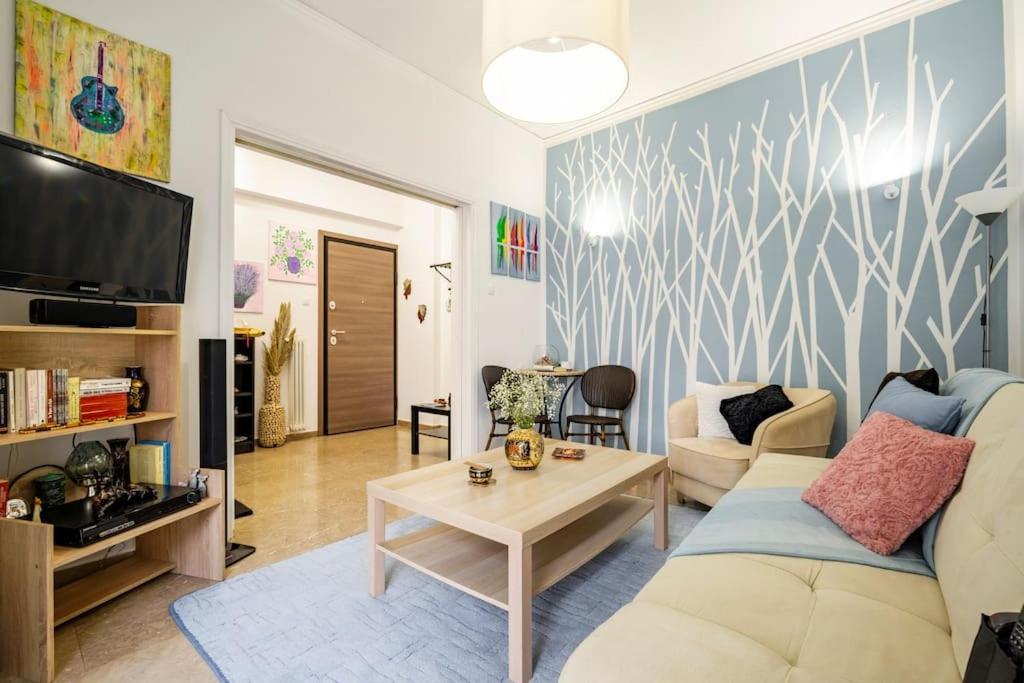 Athens Paradise Cozy 53 Sqm Apartament Near To Metro Bagian luar foto